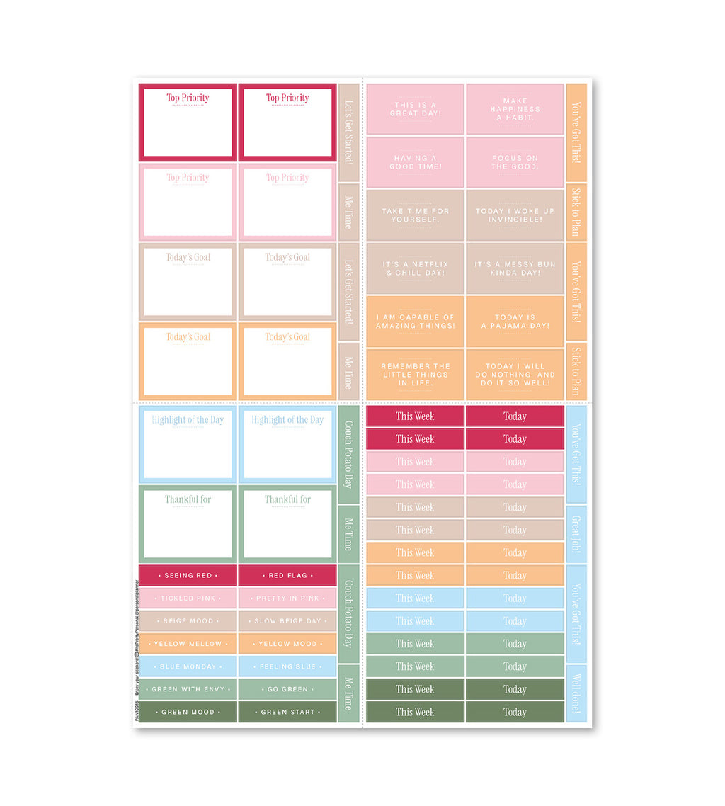 Sticker - Stick to Plan (Box) 