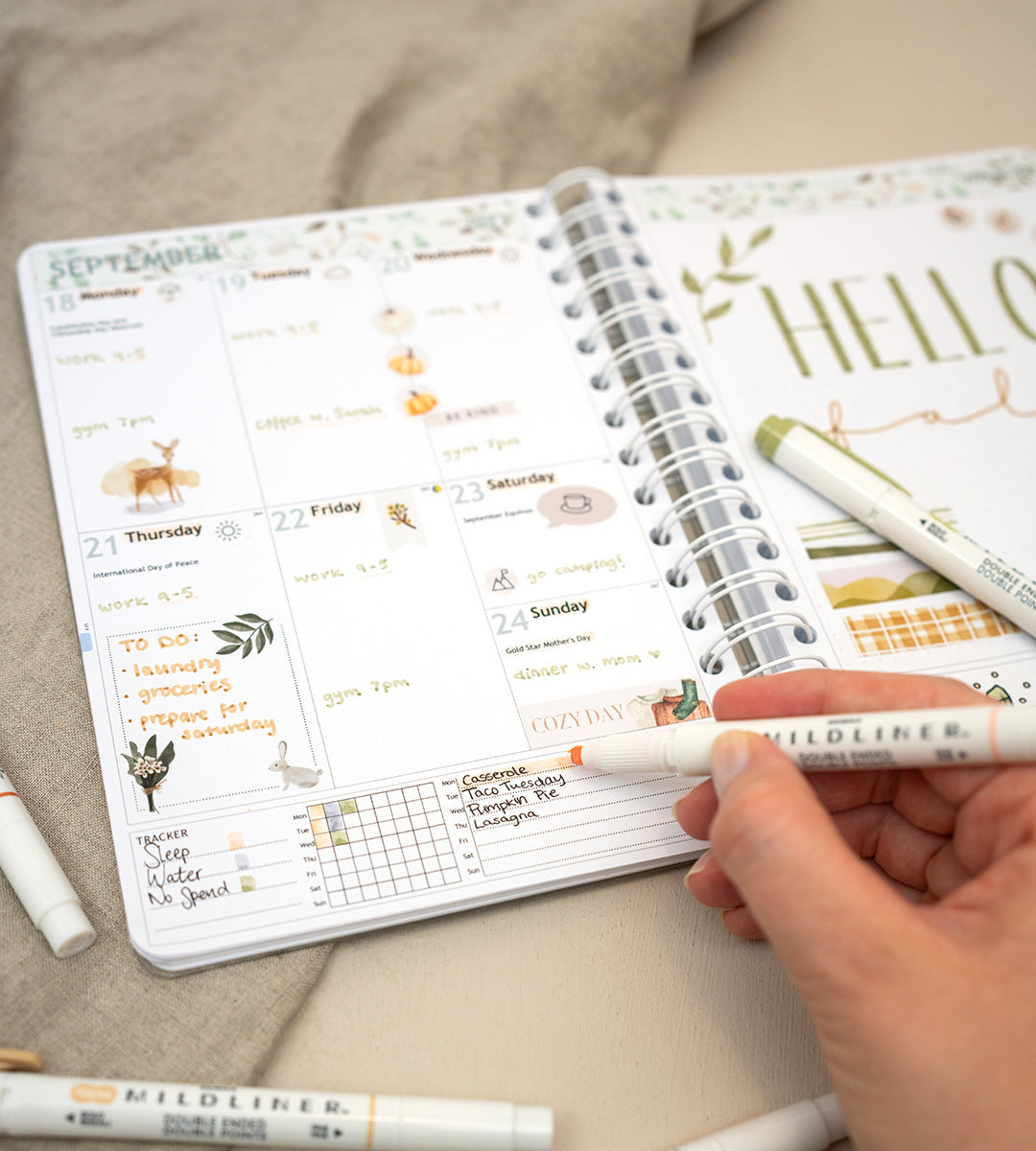 Textmarker - Zebra Mildliner 5er Set 