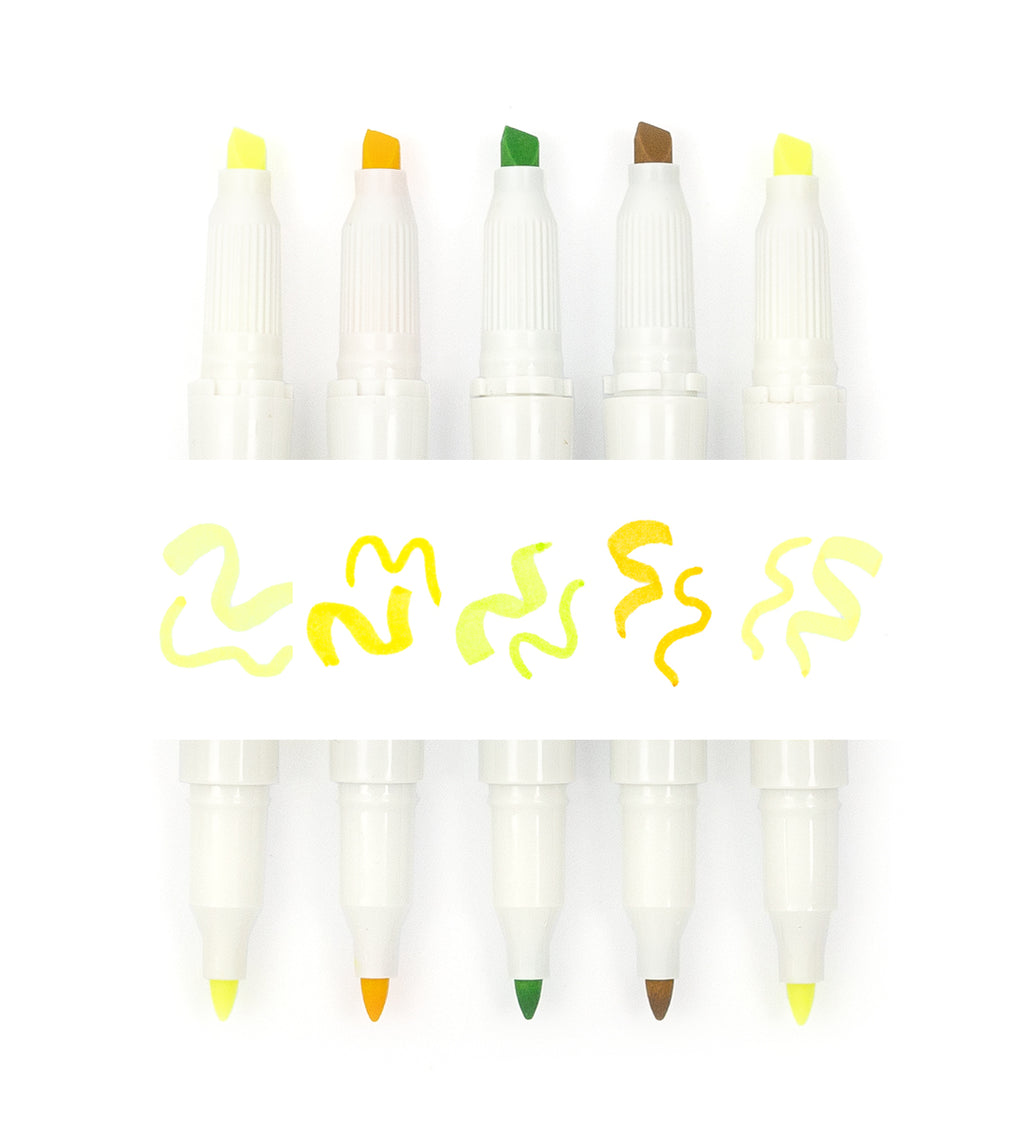 Textmarker - Zebra Mildliner 5er Set 
