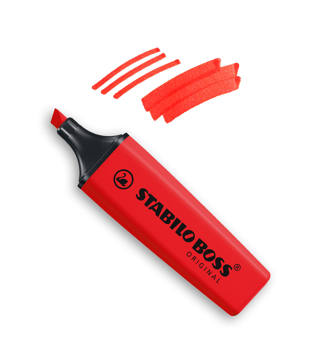 Textmarker - Stabilo Boss Original Carmine Red
