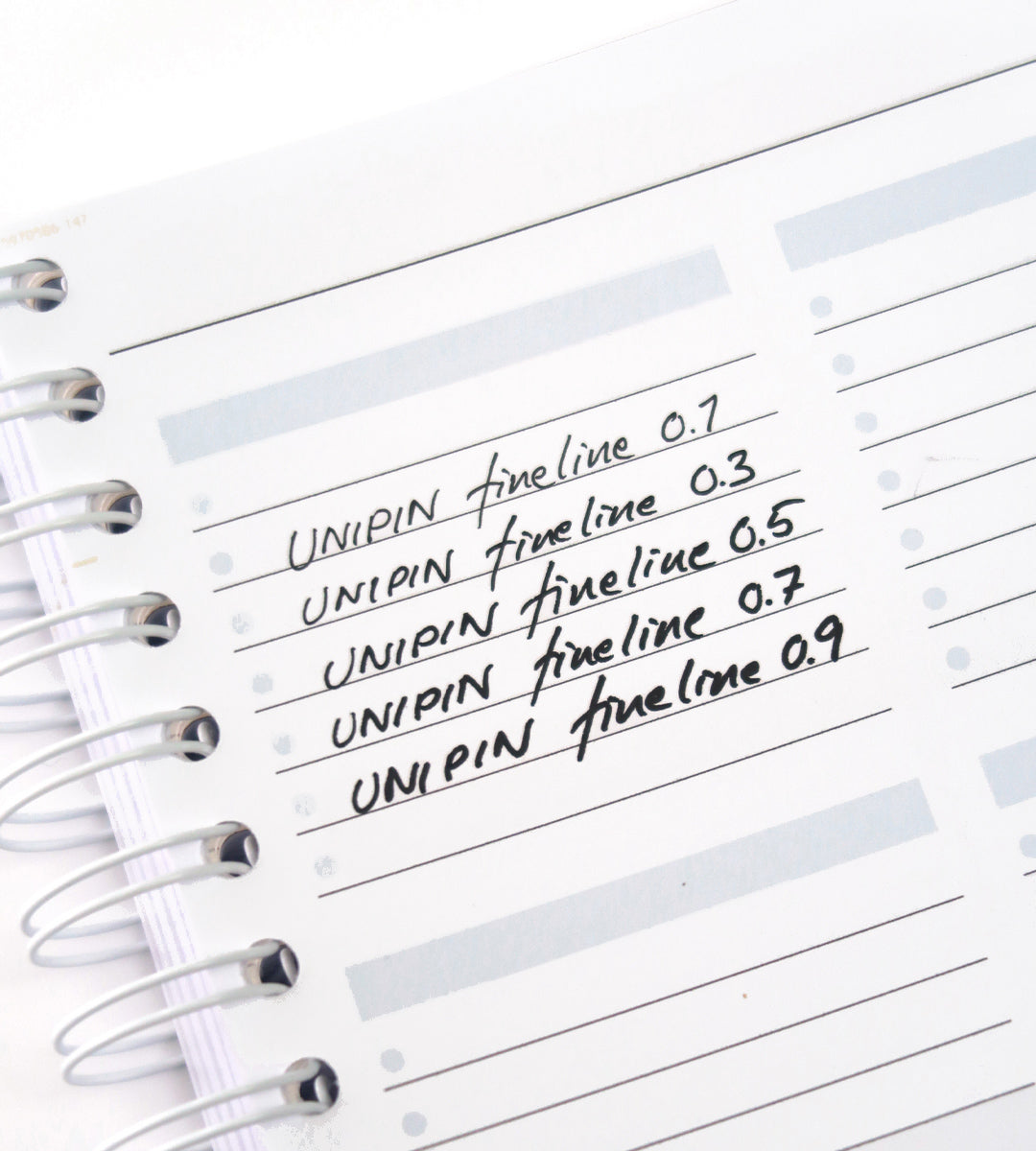 Fineliner - Uni Pin 5er Set - Schwarz 