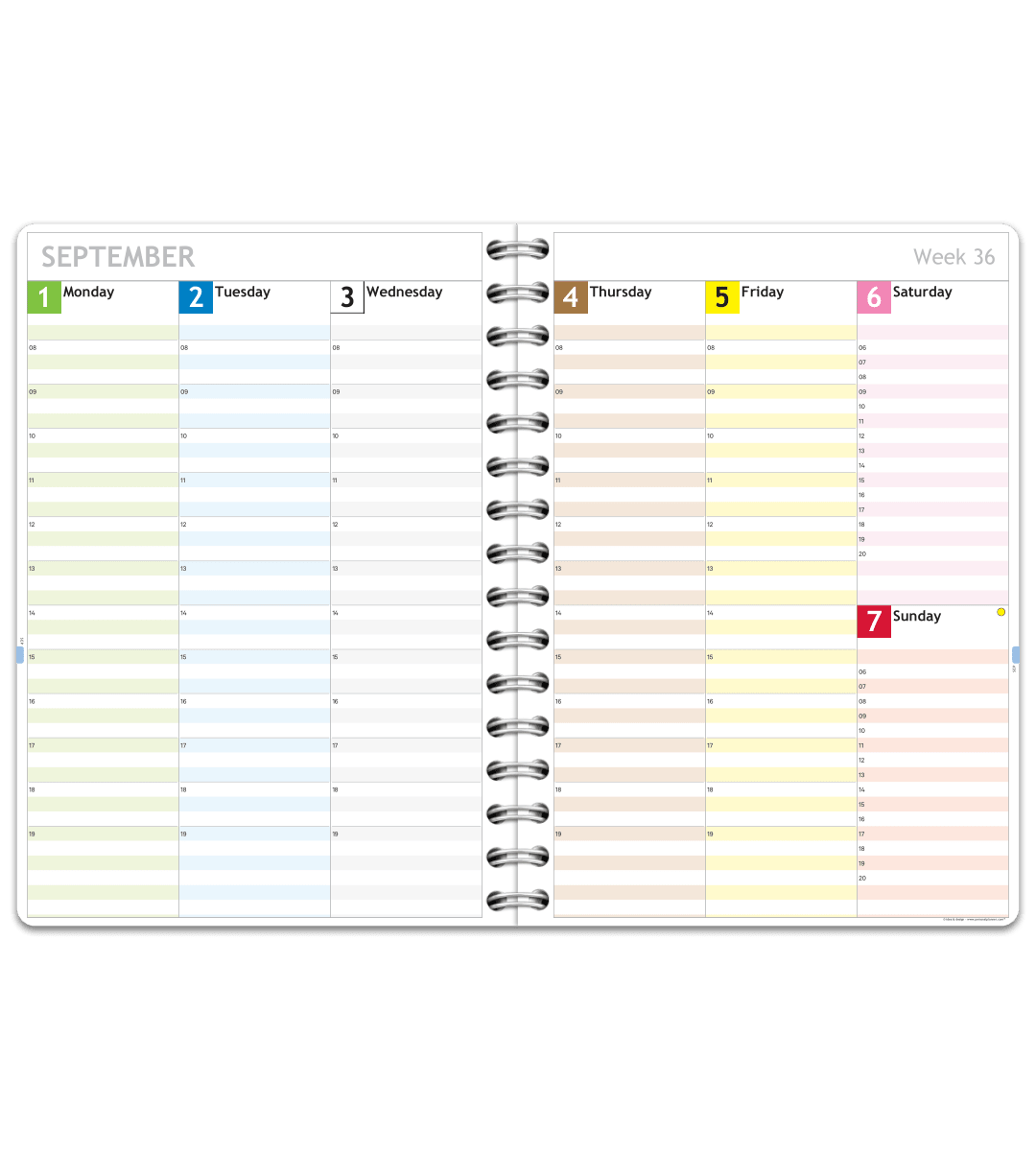 Almanacka - Spiralbindning A5 - Personal Planner