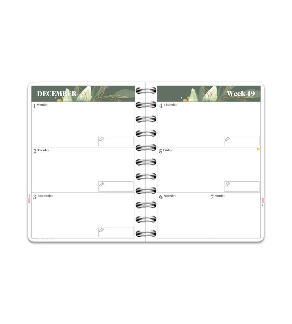 Almanacka - Spiralbindning A6 - Personal Planner