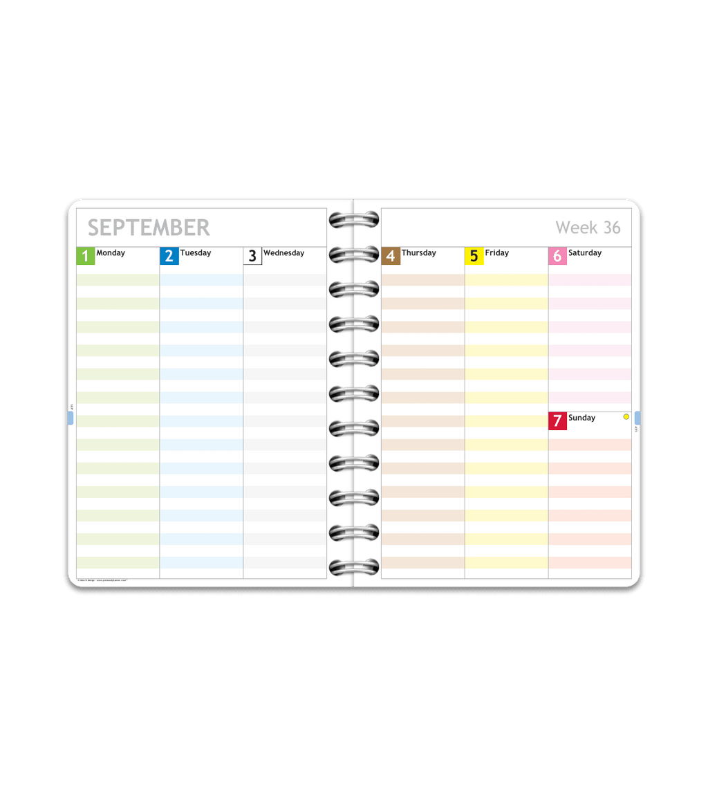 Almanacka - Spiralbindning A6 - Personal Planner