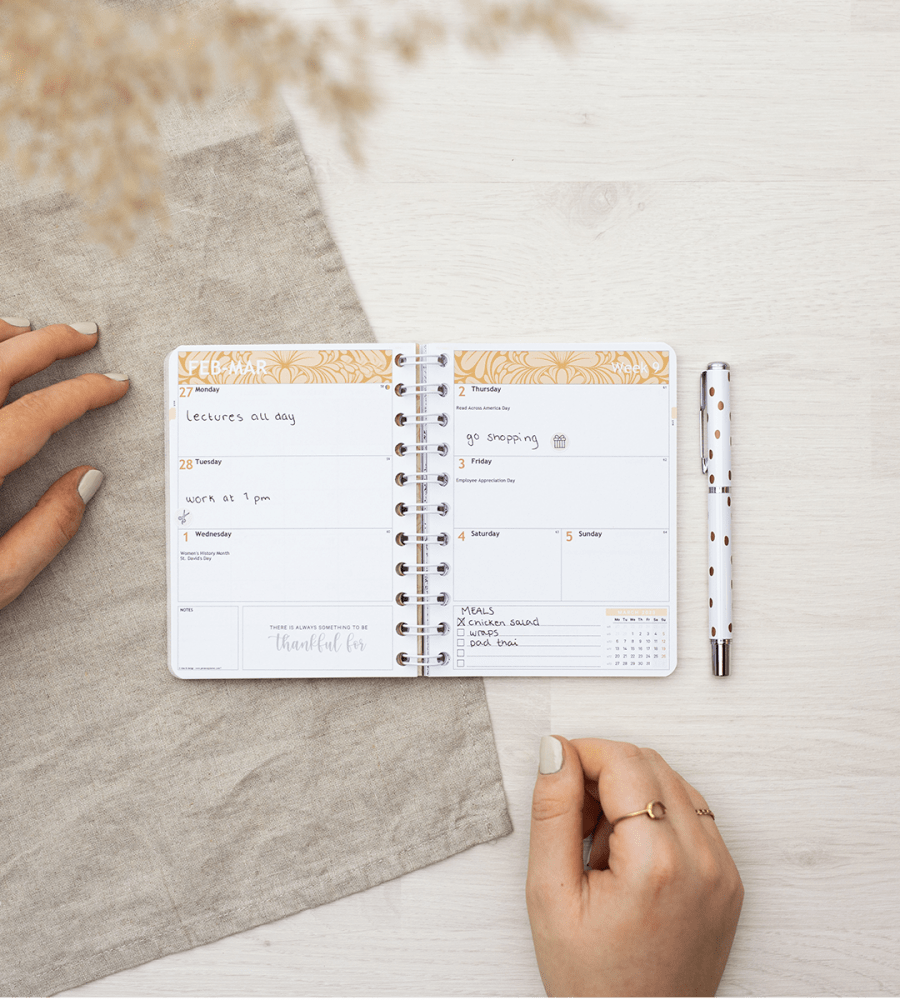 Almanacka - Spiralbindning A6 - Personal Planner