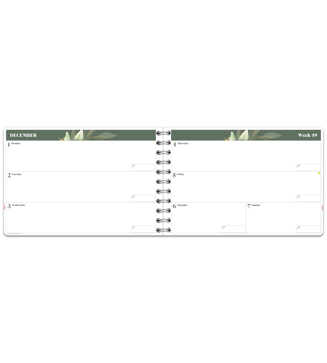 Almanacka - Spiralbindning Stor - Personal Planner