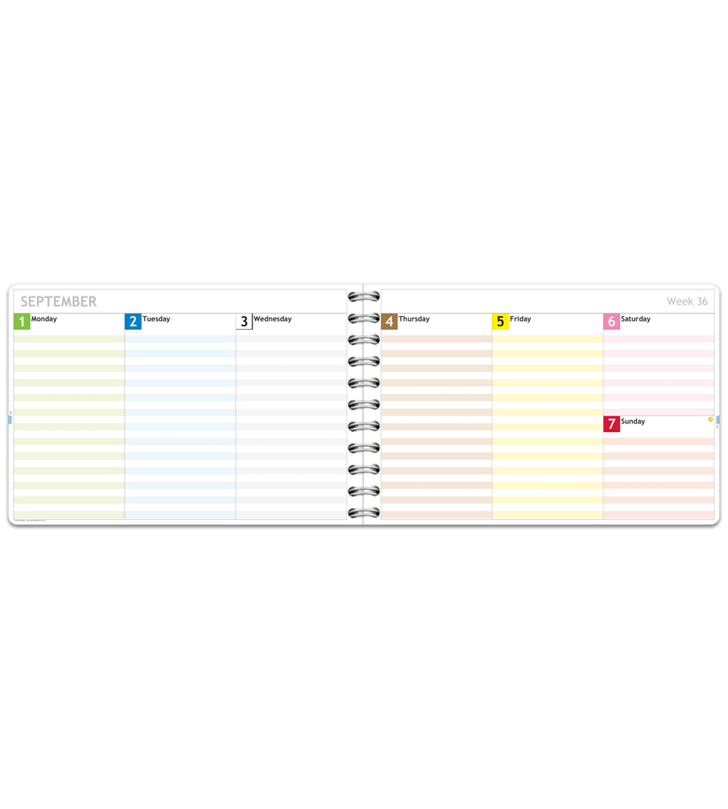 Almanacka - Spiralbindning Stor - Personal Planner