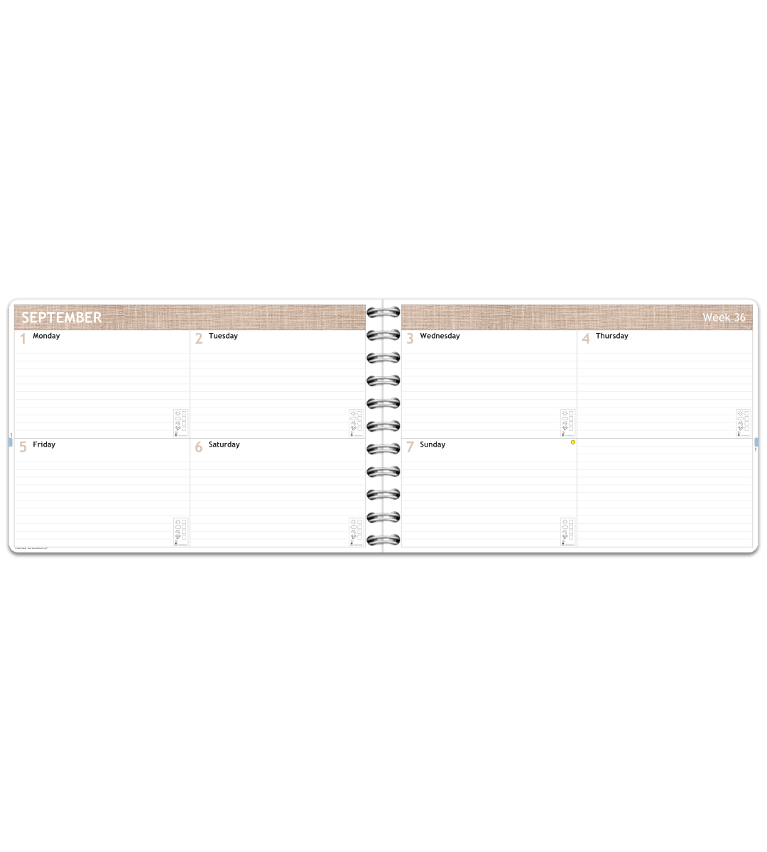 Almanacka - Spiralbindning Stor - Personal Planner