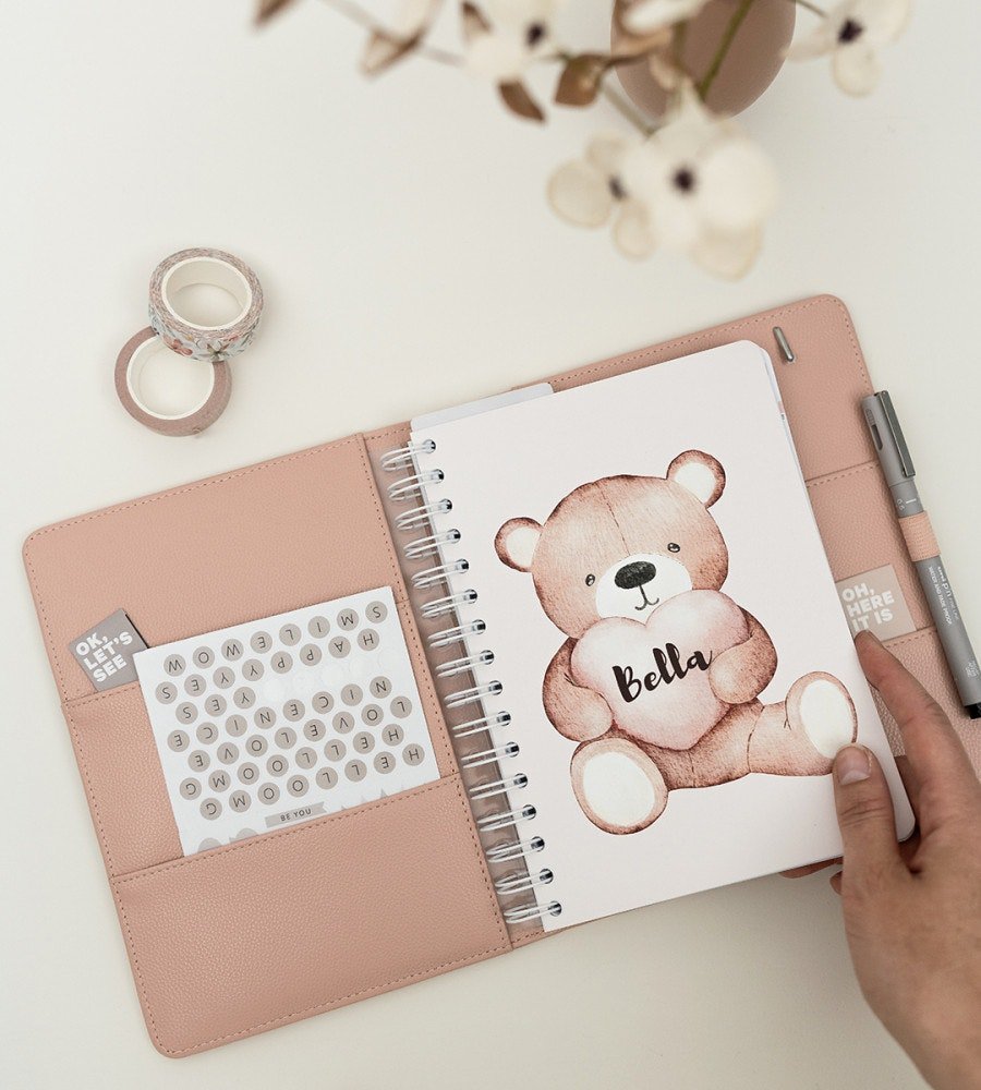 Almanacksfodral - Konstläder A5 - Personal Planner