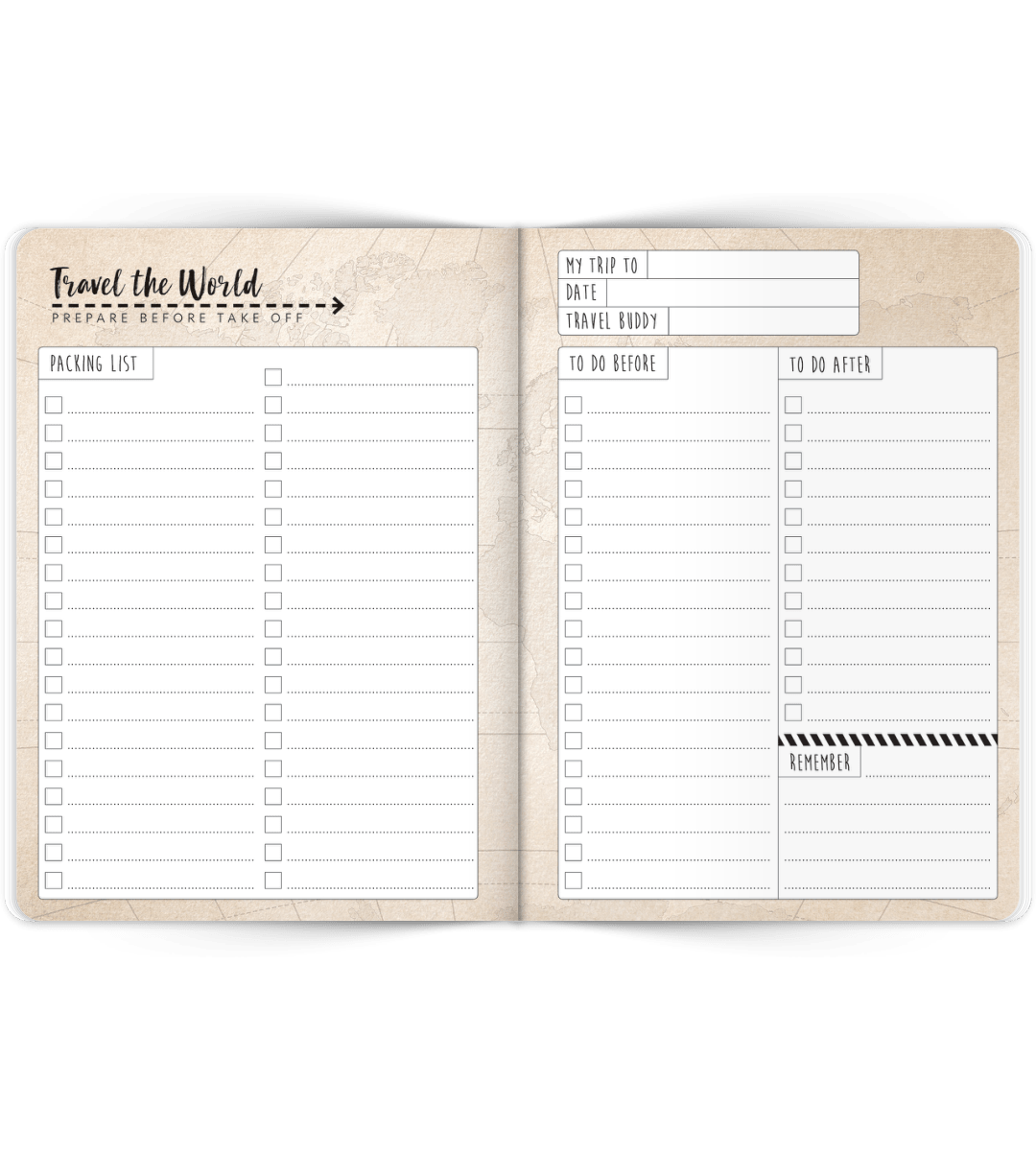Anteckningsbok - Softcover A6 - Personal Planner