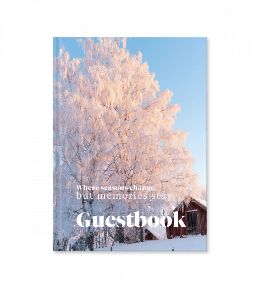 Bokbunden A5 - Gästbok - Personal Planner