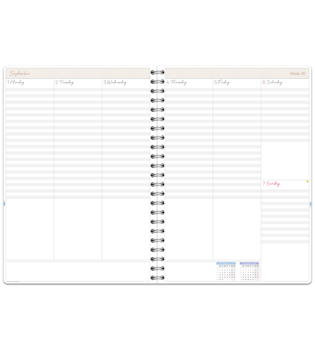 Kalender - Spiralbindung A4