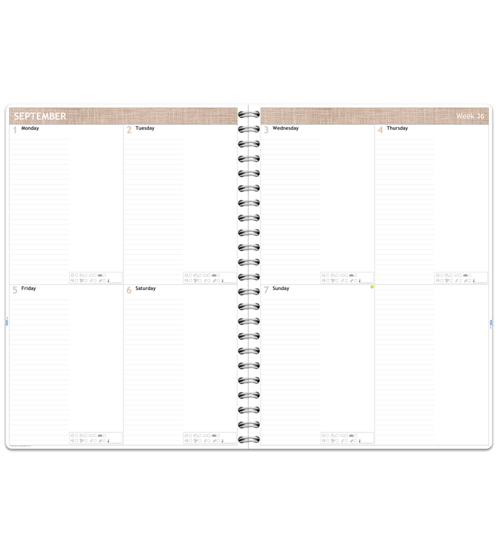 Kalender - Spiralbindung A4