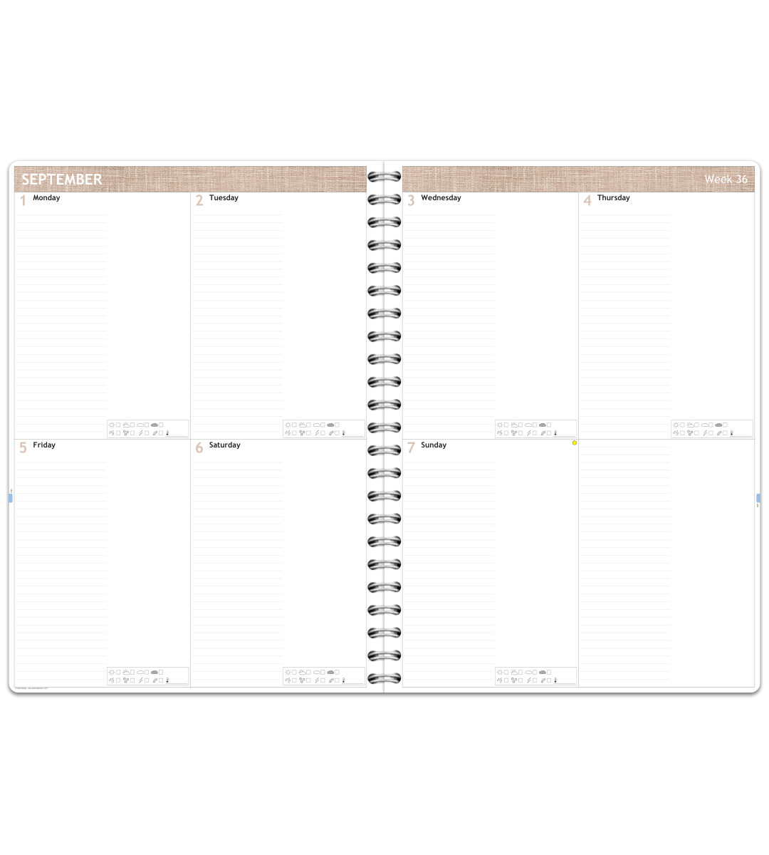 Kalender - Spiralbindung A4