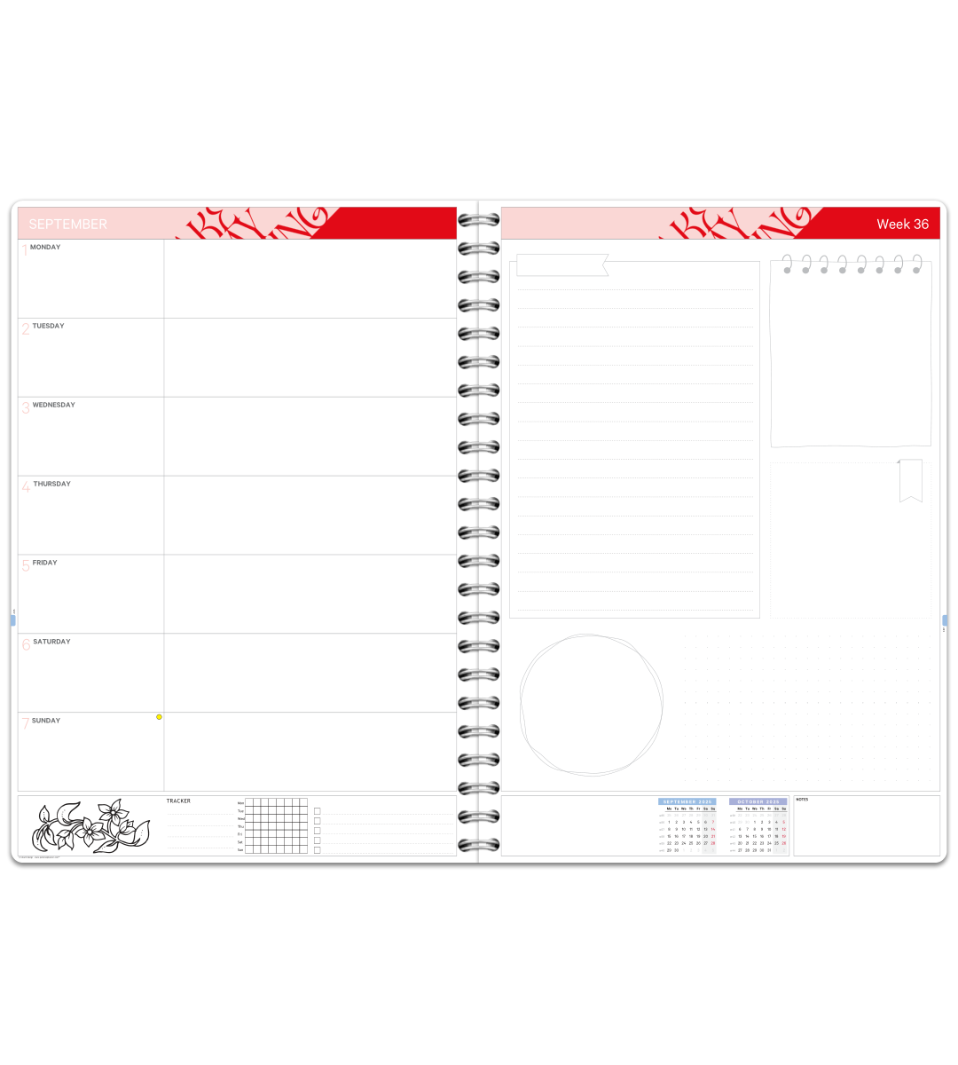 Kalender - Spiralbindung A4