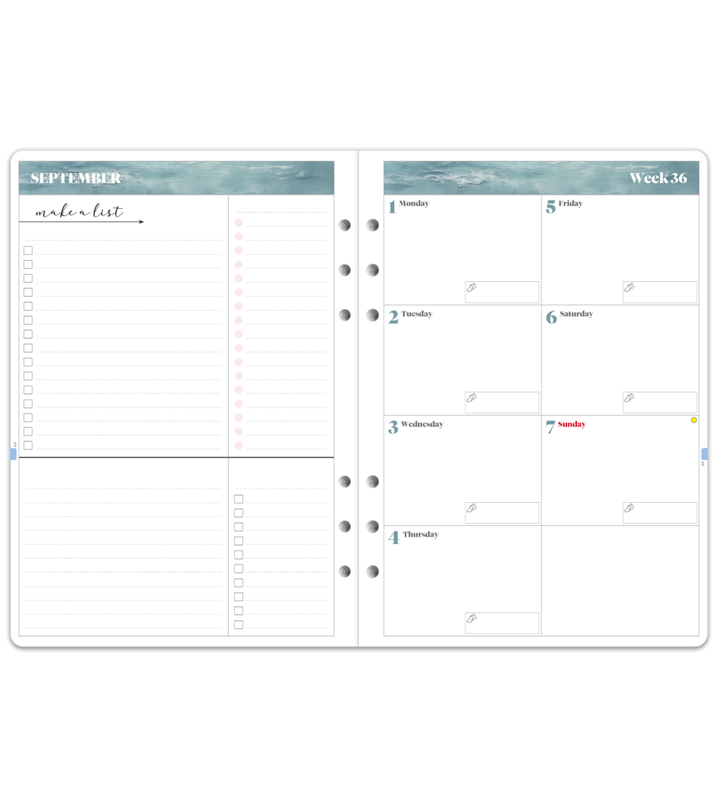Systemkalender - Einlage A5