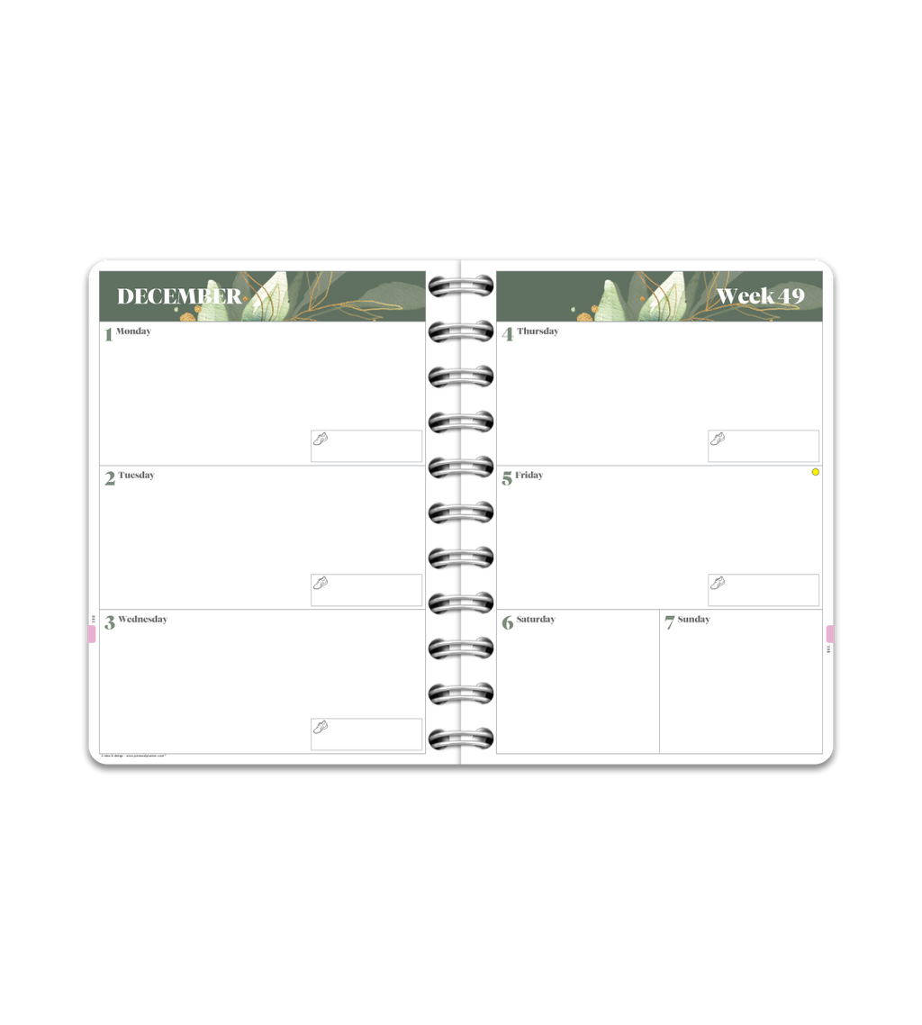Kalender - Spiralbindung A6