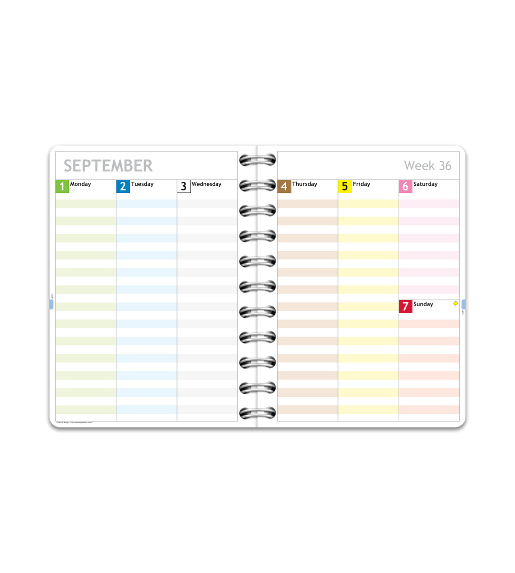 Kalender - Spiralbindung A6