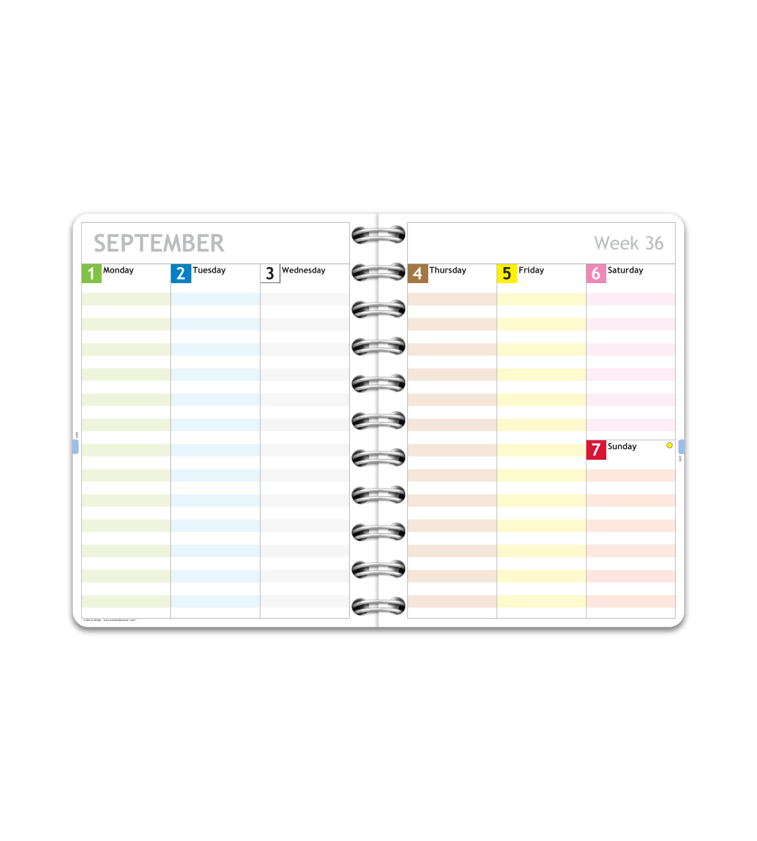 Kalender - Spiralbindung A6