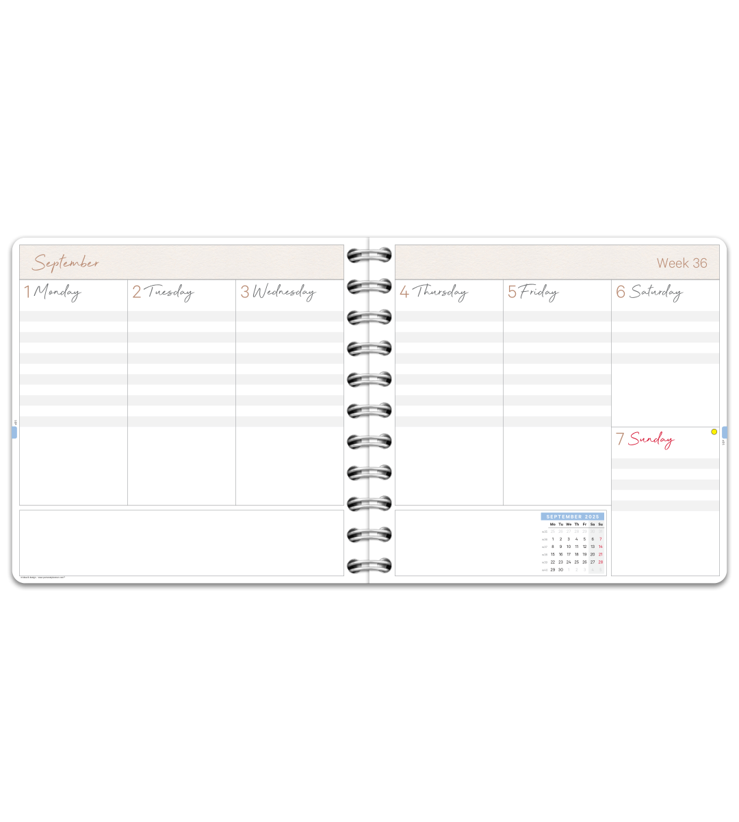 Kalender - Spiralbindung Mittel