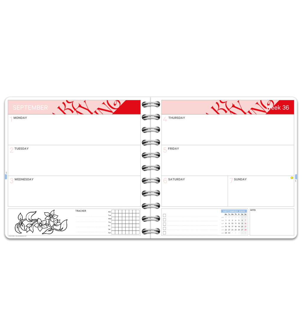 Kalender - Spiralbindung Mittel