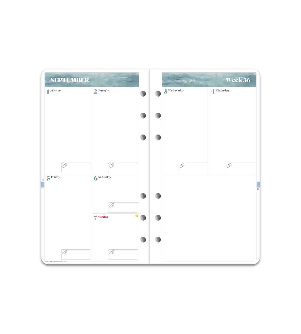 Systemkalender - Einlage Personal