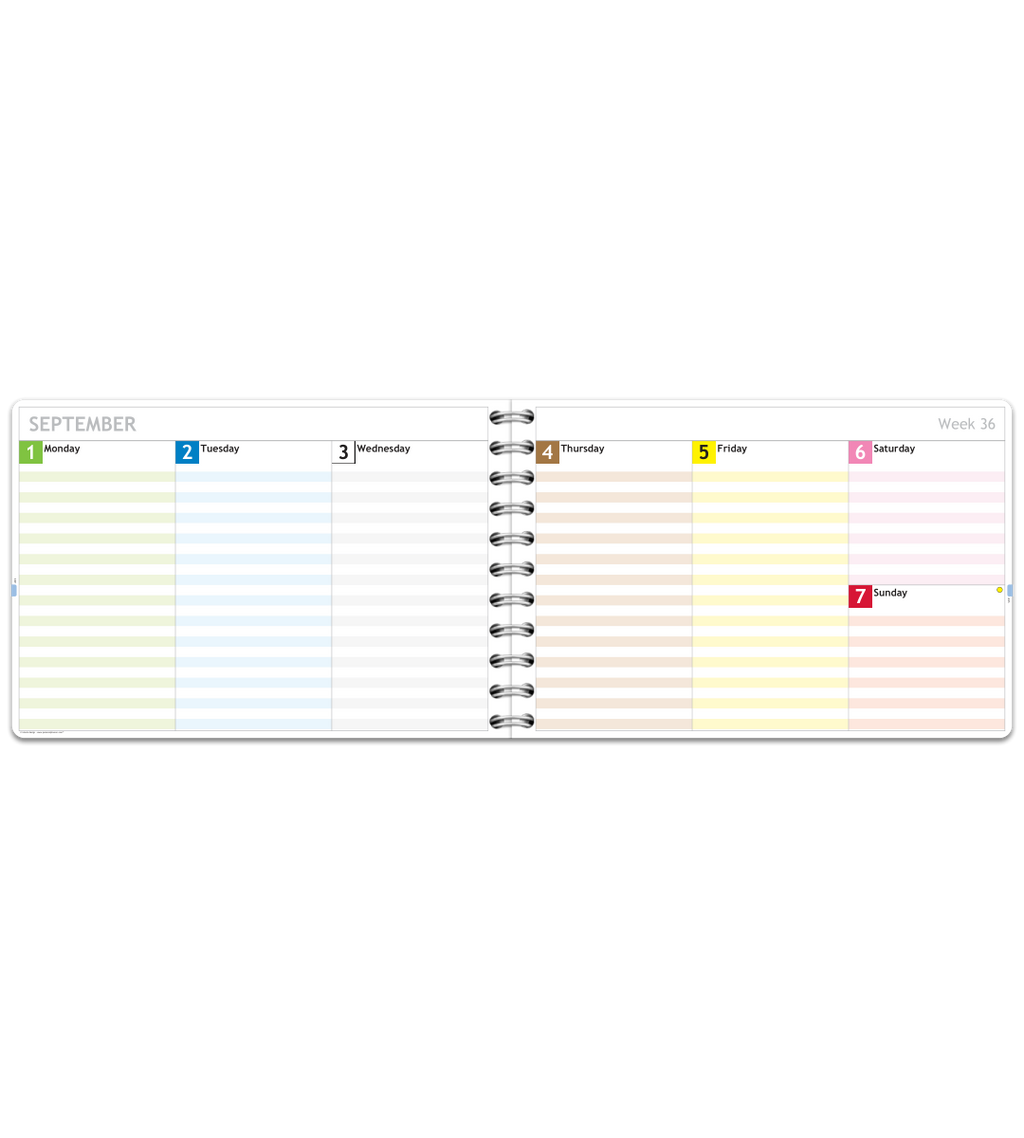 Kalender - Spiralbindung Groß