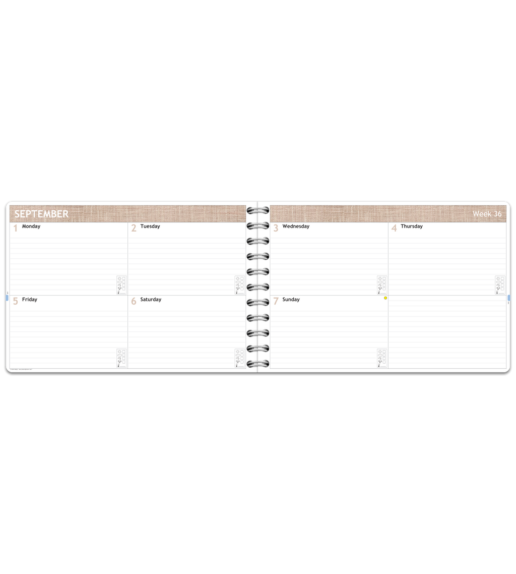 Kalender - Spiralbindung Groß