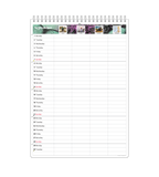 Familienkalender - Monatsübersicht
