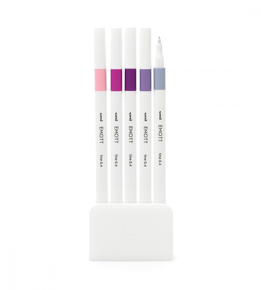 Fineliner - Uni Emott Set - 5-pack - Personal Planner