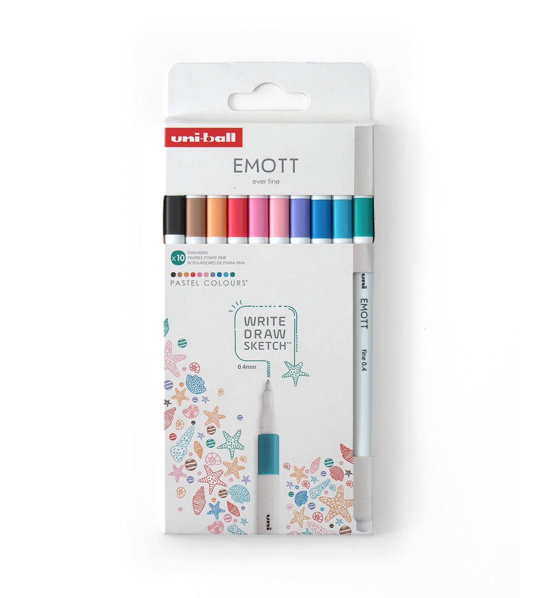 Fineliner - Uni Emott Set no 2 Blooms & Berries 10-pack - Personal Planner