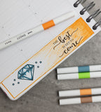 Fineliner Uni Emott Set no 6 Nature 5-pack - Personal Planner