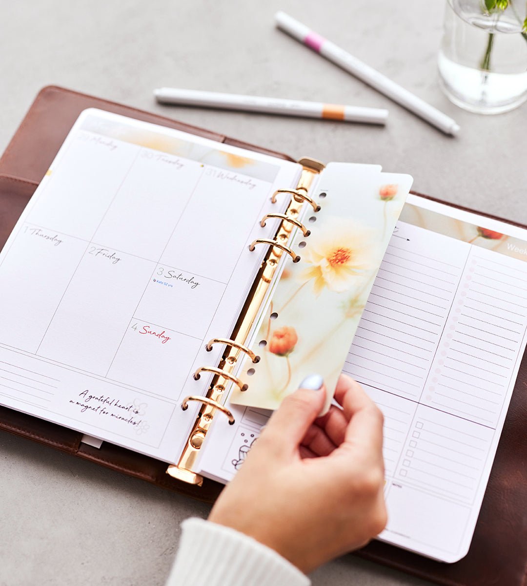 Flikar - Flikar till systemkalender - storlek A5 och Personal - Personal Planner