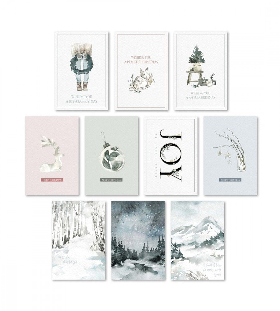 Julkort - Christmas Mood 10-pack - Personal Planner