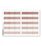 Kit - Lists & Letters till almanacka - Personal Planner