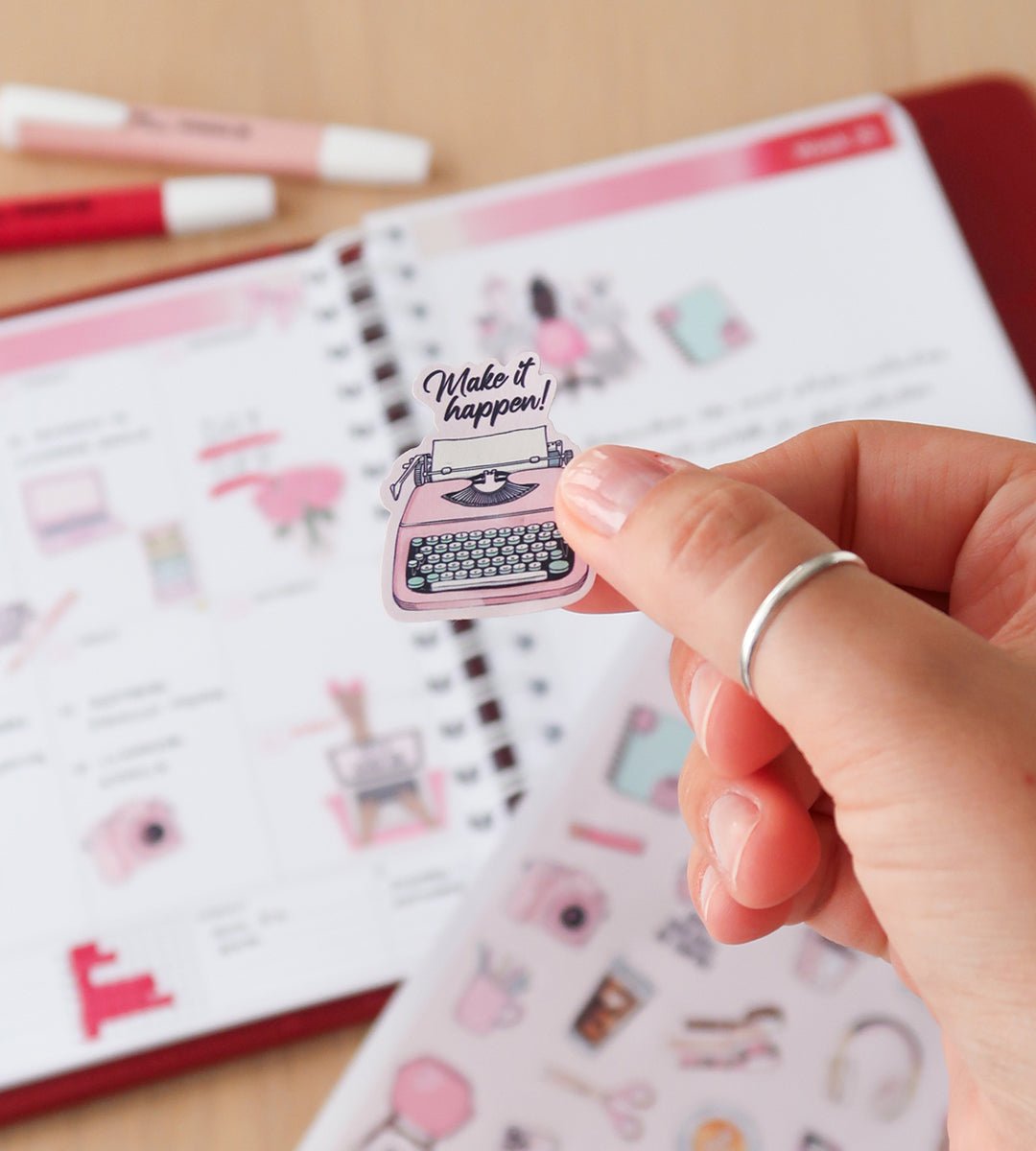 Klistermärken - Blush & Bossy - Personal Planner