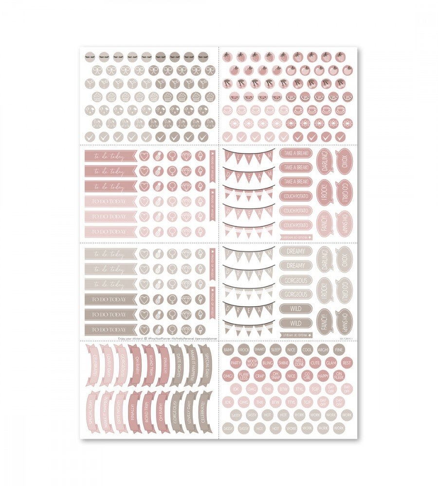 Klistermärken - Dreamy (Minis) - Personal Planner