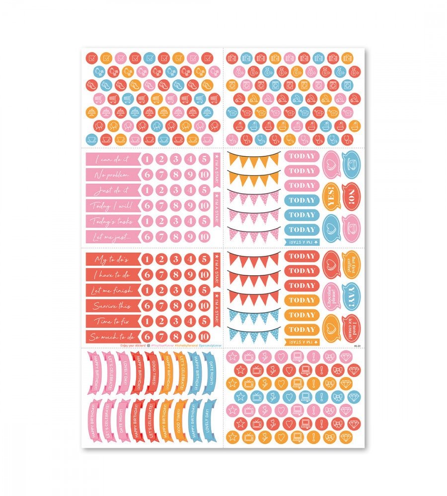 Klistermärken - Eye Candy (Minis) - Personal Planner