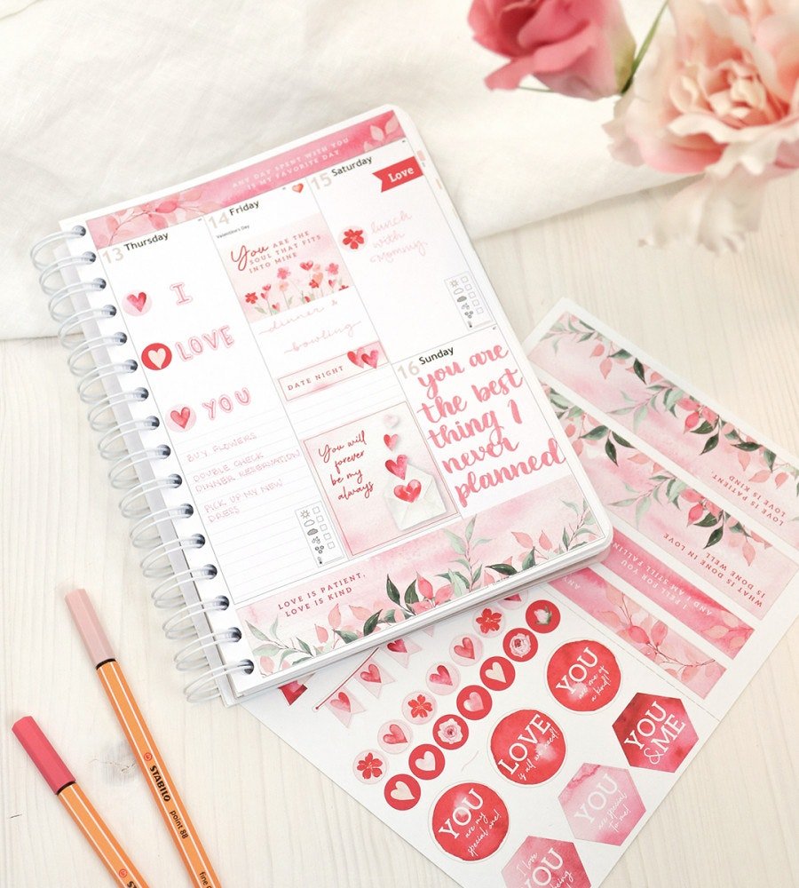 Klistermärken - Spread Love (Spread) - Personal Planner