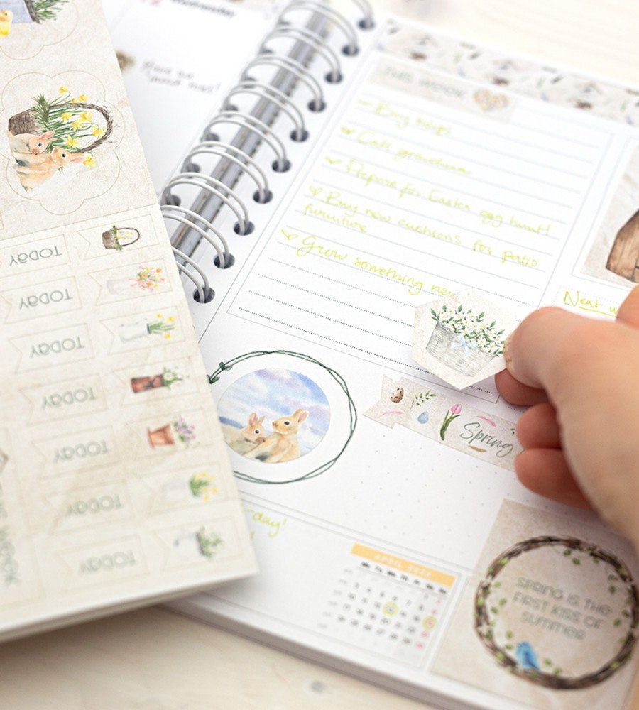Klistermärken - Springtime (Spread) - Personal Planner