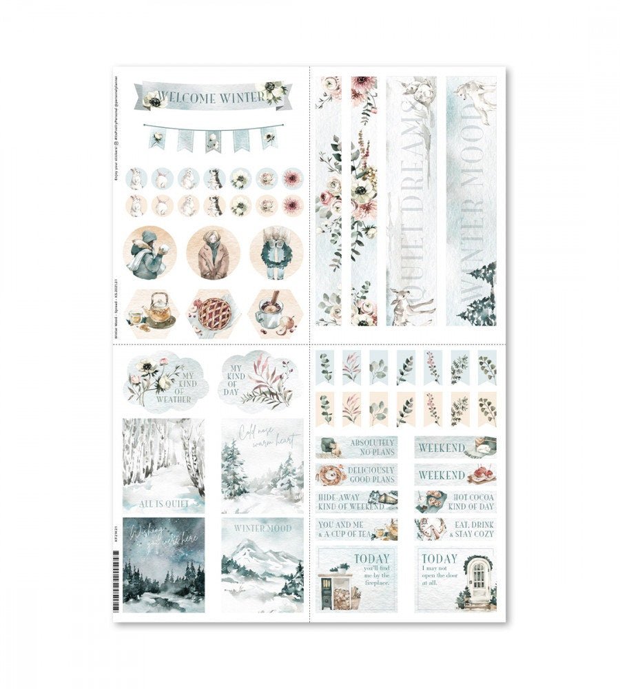 Klistermärken - Winter Mood (Spread) - Personal Planner