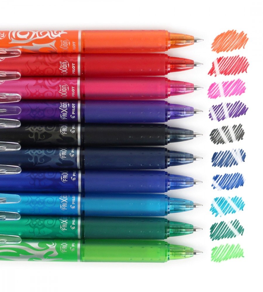 Kulspetspenna - Pilot FriXion Clicker 0.7 - 10-pack - Personal Planner