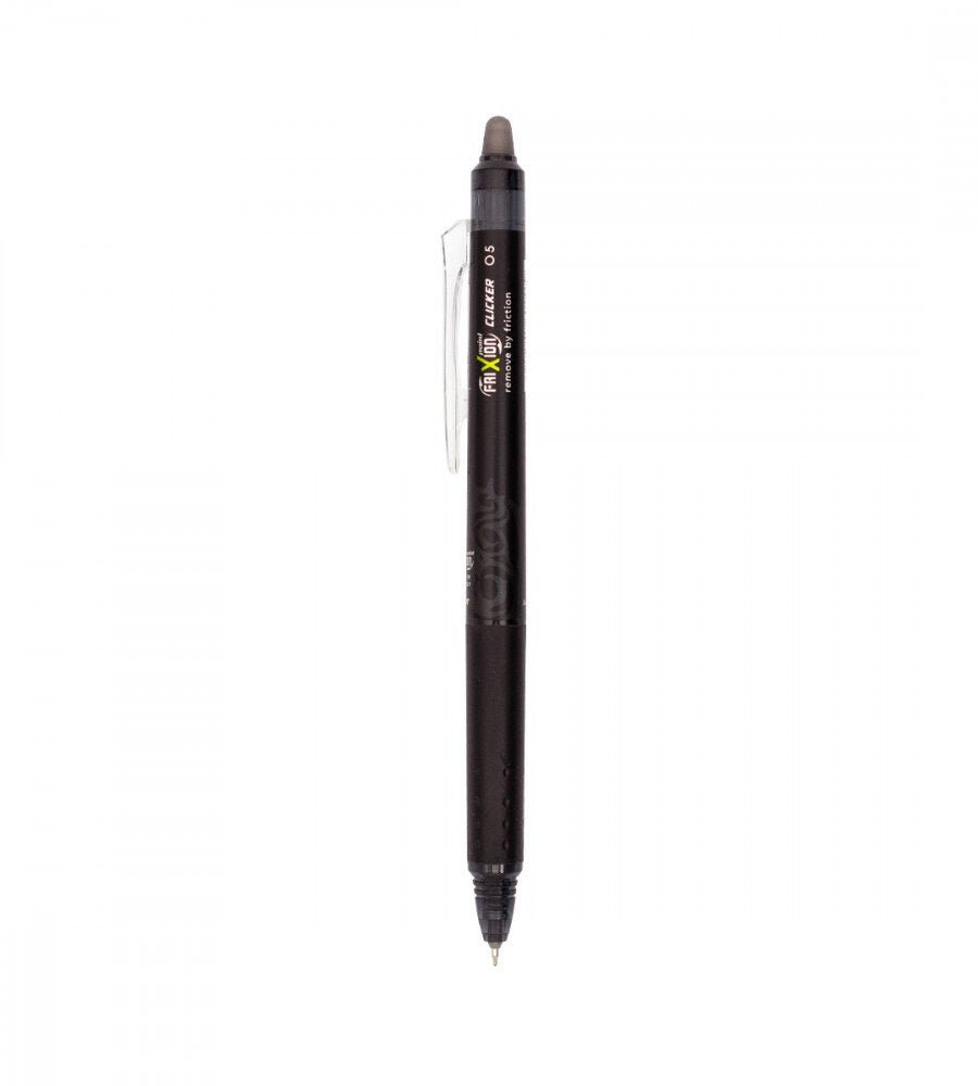 Kulspetspenna - Pilot Frixion Point Clicker 0.5 - svart - Personal Planner