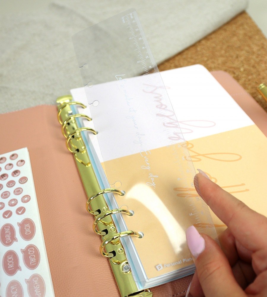 Linjal - Linjal till systemkalender - storlek A5 - Personal Planner