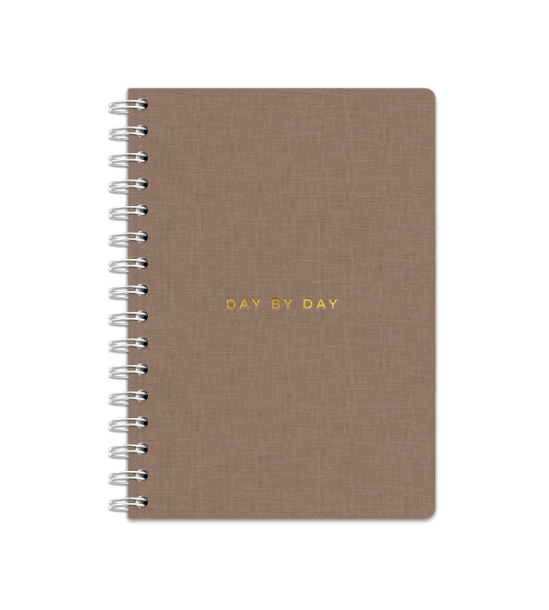 Notebook Brown Canvas - Spiralbindning A5 - Personal Planner