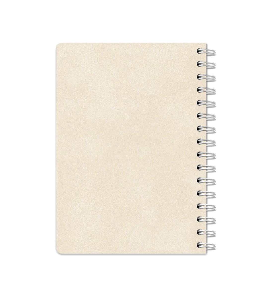 Notebook Creme Suede - Spiralbindning A5 - Personal Planner