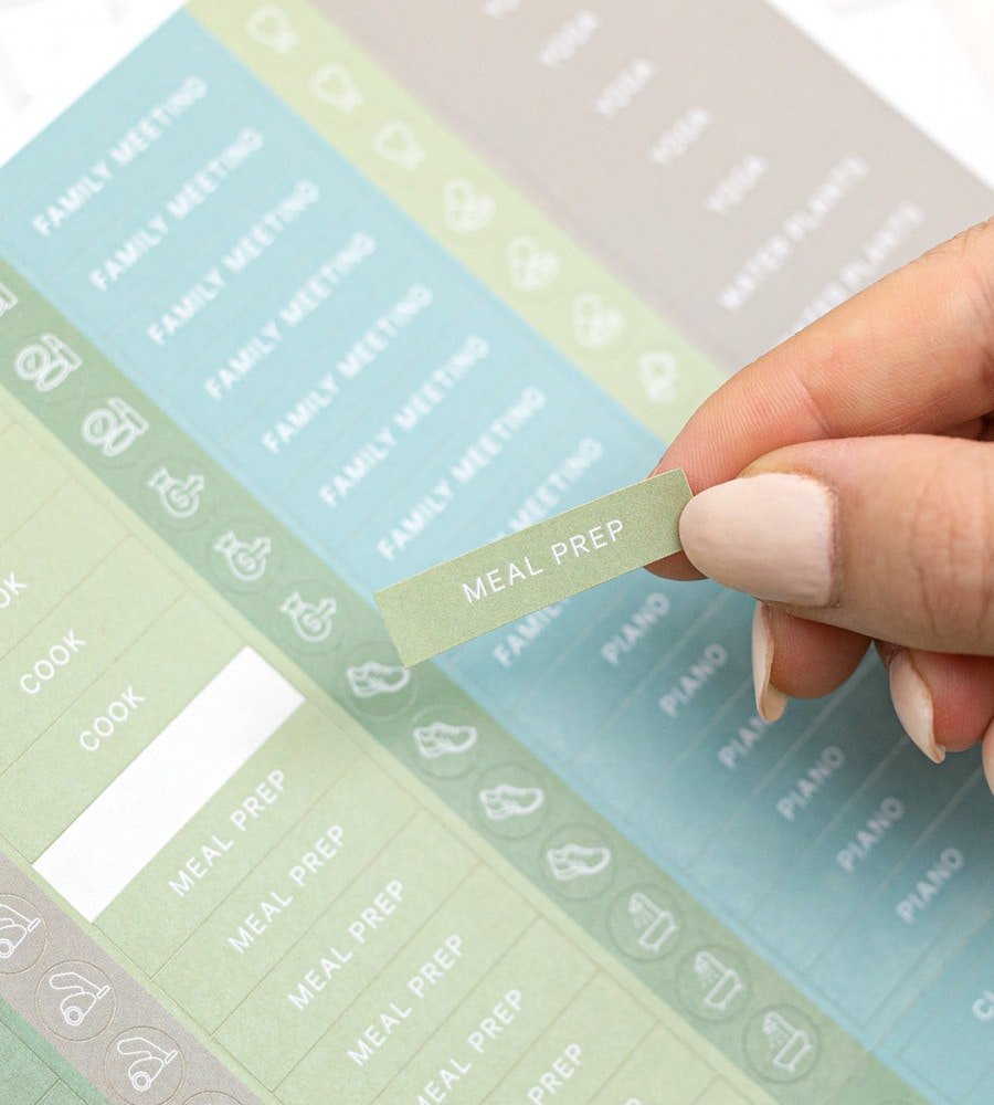 Personliga klistermärken - Text & symboler - Personal Planner