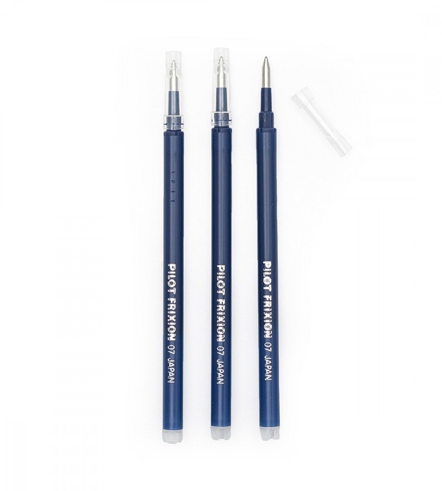Refill Kulspetspenna - Pilot FriXion Clicker 0.7 - 3-pack - Personal Planner