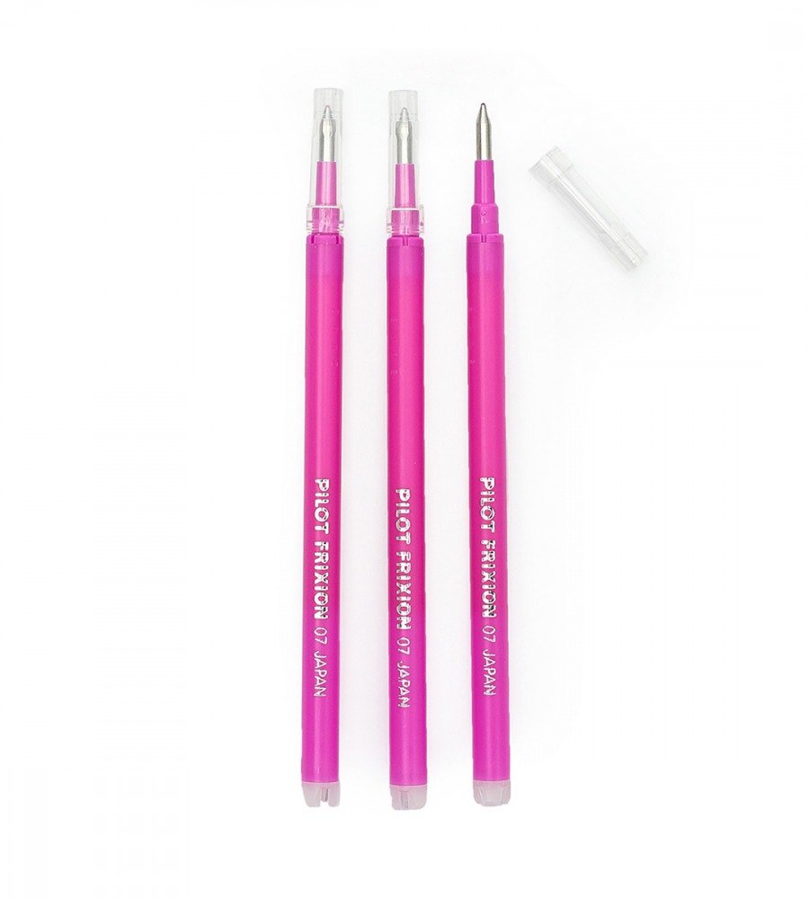 Refill Kulspetspenna - Pilot FriXion Clicker 0.7 - 3-pack - Personal Planner