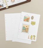 Refillsidor - Blanka 12-pack till Systemkalender - storlek A5 - Personal Planner